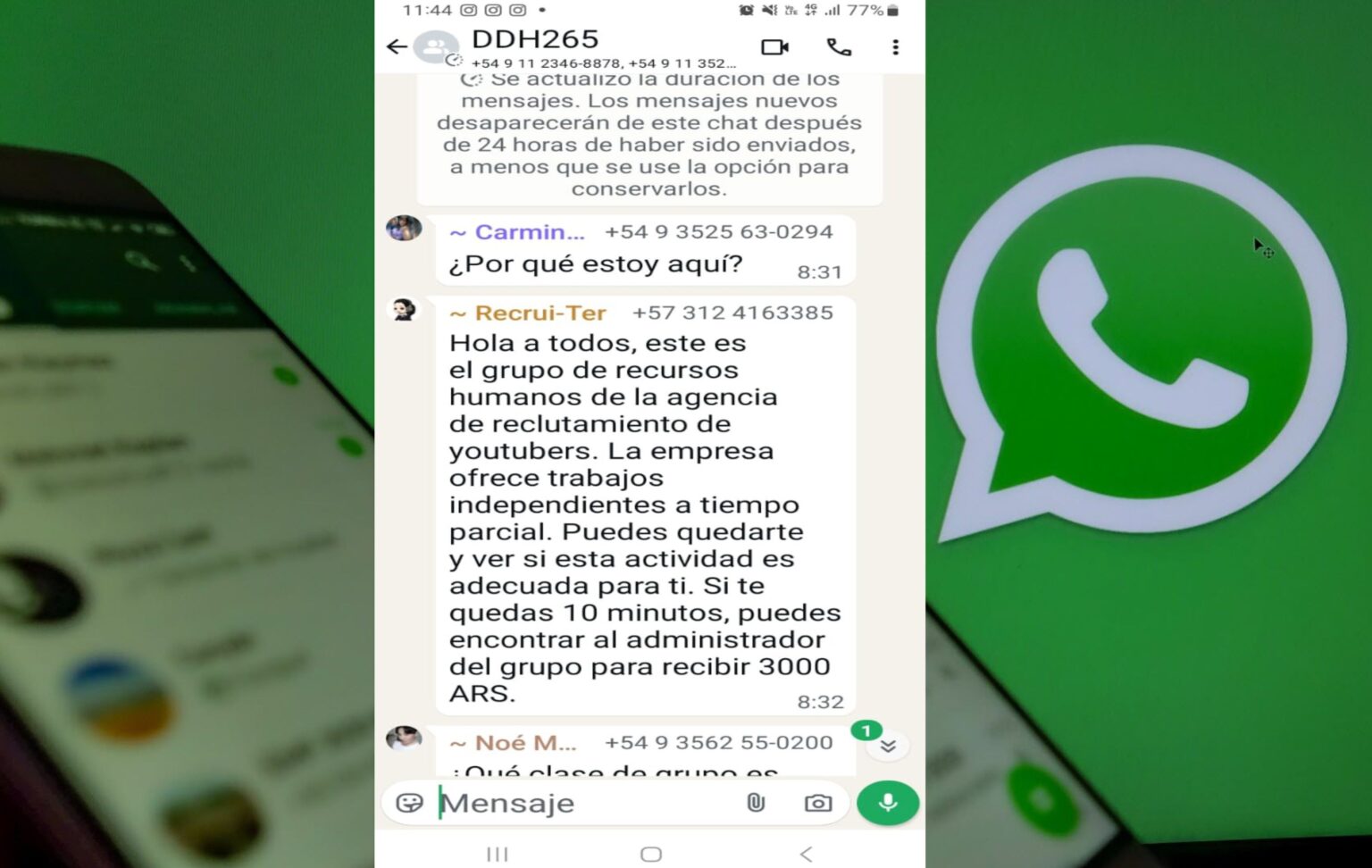 ¡Alerta en El Trébol y región! Nueva estafa por WhatsApp promete dinero ...